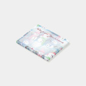 オリジナル かわいい ユニーク 面白い ホリデー 雪だるま パターン ポストイット (アングル)