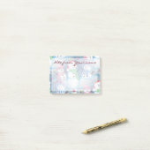 オリジナル かわいい 面白い ユニークな ホリデー 雪だるま パターン ポストイット (デスク上)