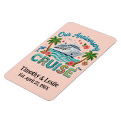 オリジナル アニバーサリー 偽刺繍 クルーズ ドア マグネット (左側)