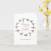 オリジナル イースター グリーティング カード (黄色い花)