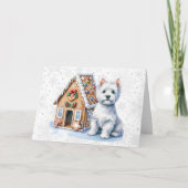 オリジナル ウェスティー クッキー ハウス シーズンカード (正面)