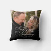 オリジナル ウェディング アニバーサリー クッション (裏面)