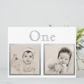 オリジナル ウェディング カップル 年齢 シルバー テーブル ナンバー 招待状 (スタンド正面)