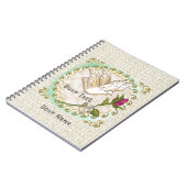 オリジナル ウェディング ゲストブック ノートブック (左側)