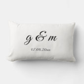 オリジナル ウェディング ネーム スロー ピロー – ギフト (正面)