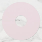 オリジナル ウェディング ネーム 日付 カラフルな 秋の落ち葉 ワイングラスタグ (裏面)