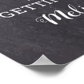 オリジナル ウェルカムペット ドッグ フォト ウェディング ポスター (角)