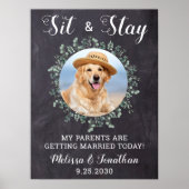 オリジナル ウェルカムペット フォト ウェディング ポスター (正面)