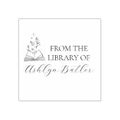 オリジナル ウッドスタンプ 自分の本コレクションから ラバースタンプ (インプリント)