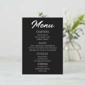 オリジナル - オリジナルブラックメニューを作成 メニュー (スタンド正面)