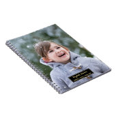 オリジナル カスタマイズ フォト ルールド ノートブックを作成する ノートブック (右側)