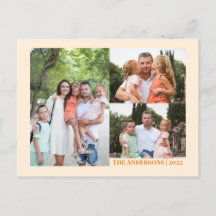 オリジナル カスタム サンクスギビング フォトとメッセージ