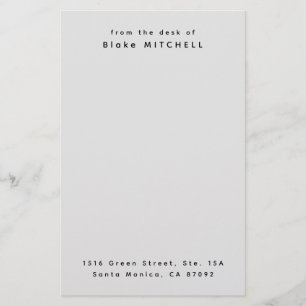 オリジナル カスタム ステーショナリー モノグラム ステーショナリーペーパー