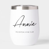 オリジナル カスタム ディナー、ワインまたはブッククラブ (背面)