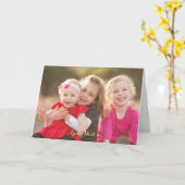 オリジナル カスタム フォト グリーティング カードを作成 カード (黄色い花)