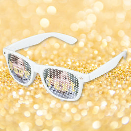 オリジナル カスタム フォト テキスト パーティー サングラスを作成 レトロサングラス