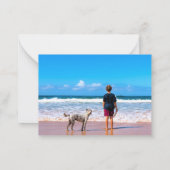 オリジナル カスタム フォト ハッピー ホリデー カード (裏面)