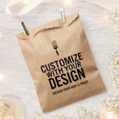 オリジナル カスタム ブランク 企業ブランド商品 フェイバーバッグ (クリップ留めされた状態)