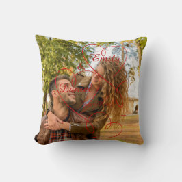 オリジナル カップル ピロー | 写真 & 名前