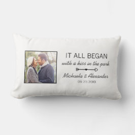 オリジナル カップル フォト 結婚記念日 ランバークッション