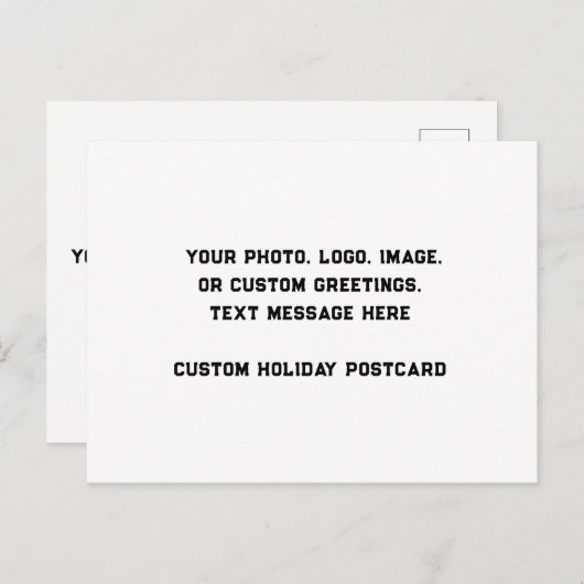 オリジナル カードをカスタマイズ, あなただけのカードを作ろう シーズンポストカード (正面/裏面)