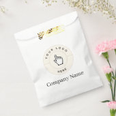 オリジナル ギフトバッグ（テキスト/ロゴ追加可） フェイバーバッグ (封をした状態)