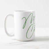 オリジナル クリスマス スクリプト マグカップ | カスタム (左)