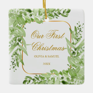 オリジナル クリスマス フォト ギフト セラミックオーナメント