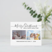 オリジナル クリスマス ホリデー 家族写真を作成 (スタンド正面)