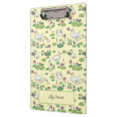 オリジナル クリップボード - 白いあひる & 水生植物 (左)