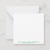 オリジナル グラフィック - 海のカメ - 保全 - ノートカード (裏面)