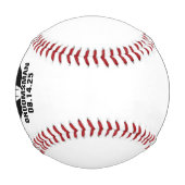 オリジナル グルームズメン 野球 ギフト 野球ボール (正面)