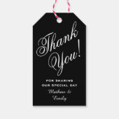 オリジナル サンクス ウェディング ギフト ギフトタグ (裏面)