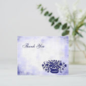 オリジナル サンクス フラワー フェイク キャンバス ポストカード (スタンド正面)