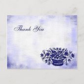 オリジナル サンクス フラワー フェイク キャンバス ポストカード (正面)