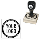 オリジナル サークル ゴムスタンプ ビジネス 会社 ロゴ ラバースタンプ (押印)