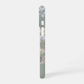 オリジナル サージブラウンフローラル  iPhone 16ケース (左側面)