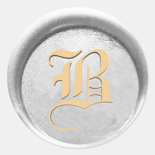 *~* オリジナル シルバー ゴールド ワックス シール ウェディング フォント (正面)