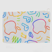 オリジナル シンプル おしゃれなトレンド ゴルフタオル (横)