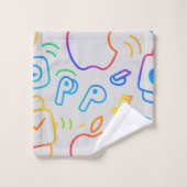 オリジナル シンプル おしゃれなトレンド バスタオルセット (ウォッシュタオル)