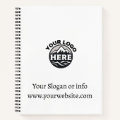 オリジナル シンプル ロゴ ビジネス プロモーション用品 ノートブック (正面)