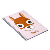 オリジナル スクエア柄 ノートブック (右側)