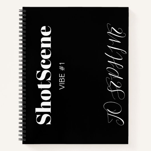 オリジナル  スケッチブック ノート (正面)