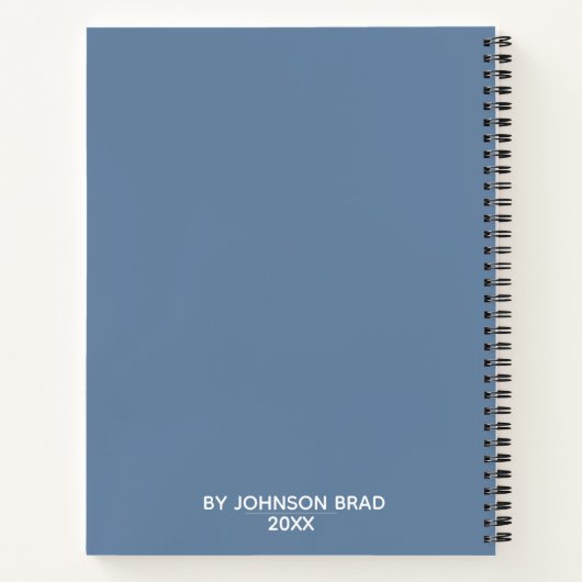 オリジナル スケッチブック ノート (裏面)