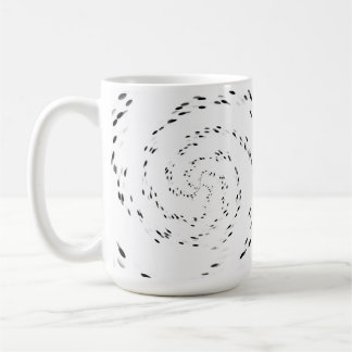 オリジナル スパイラルドット 作ろう コーヒーマグカップ