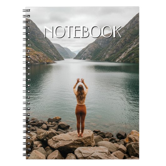 オリジナル スパイラル フォト&テキスト ノートブック (正面)