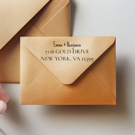 オリジナル セルフ インキング アドレス ゴムスタンプ セルフインキングスタンプ