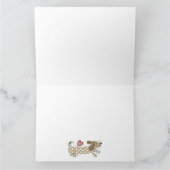 オリジナル ダックスフンド バレンタインデー カード (内部)