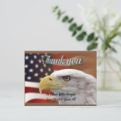 オリジナル テキスト 感謝 祝国 テンプレート ポストカード (スタンド正面)