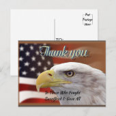 オリジナル テキスト 感謝 祝国 テンプレート ポストカード (正面/裏面)